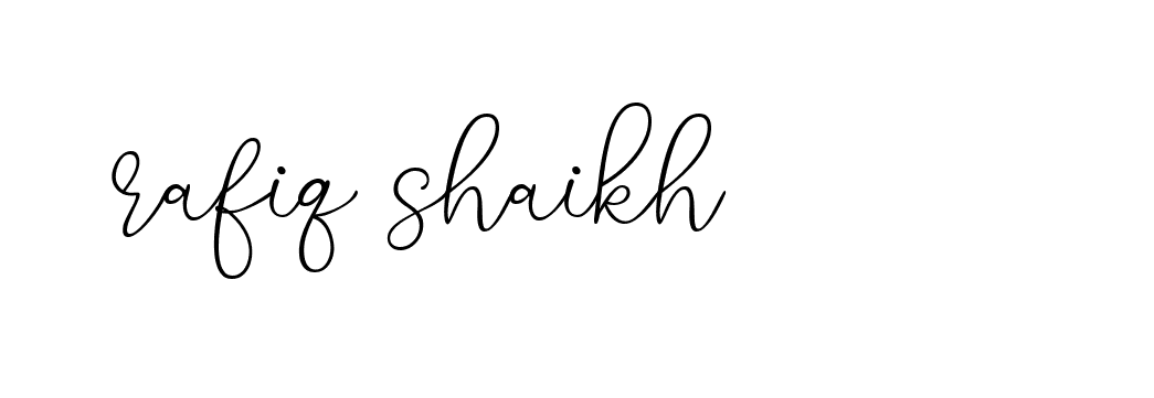 Signature of rafiq-shaikh