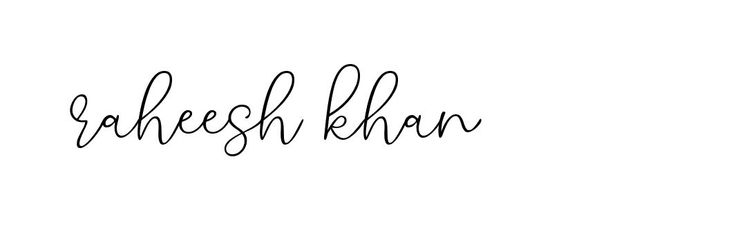 Signature of raheesh-khan