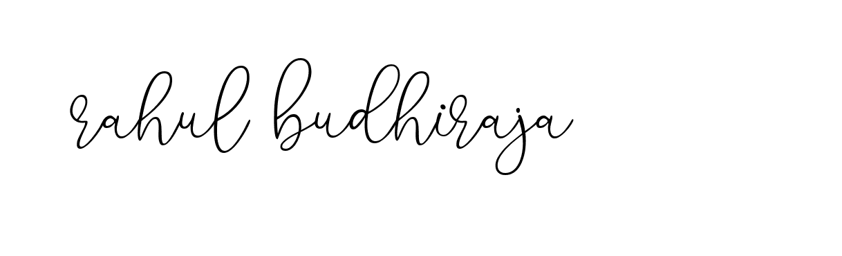 Signature of rahul-budhiraja