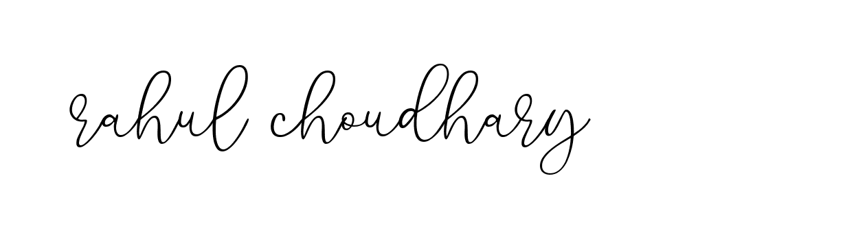 Signature of rahul-choudhary