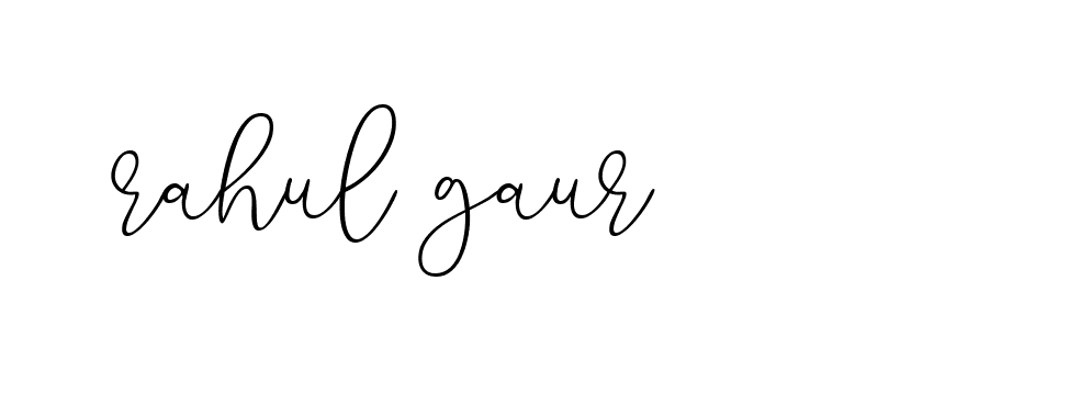 Signature of rahul-gaur