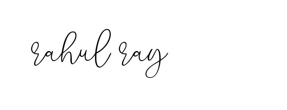 Signature of rahul-ray