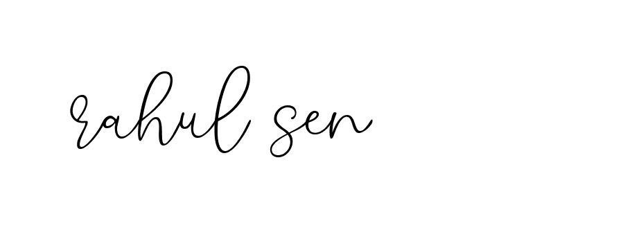 Signature of rahul-sen