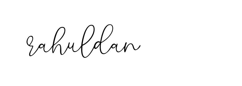 Signature of rahuldan