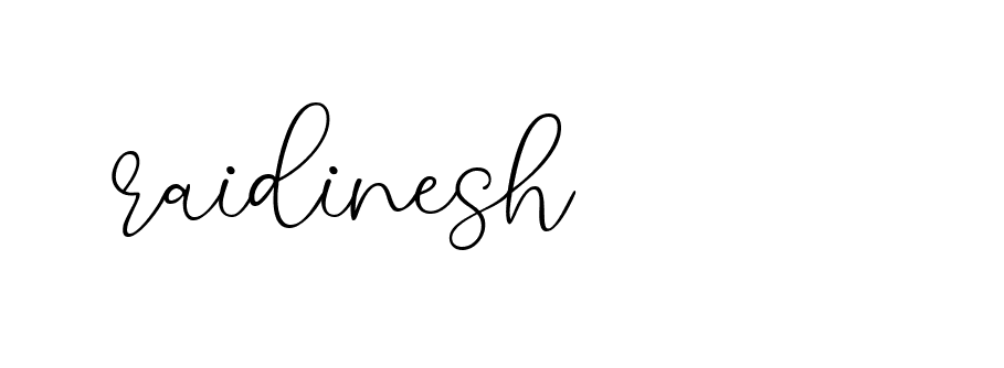 Signature of raidinesh