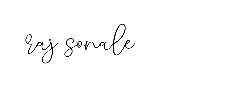 Signature of raj-sonale