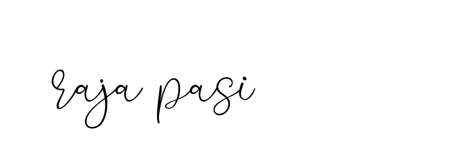 Signature of raja-pasi-