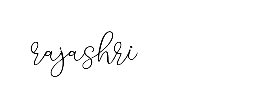 Signature of rajashri-