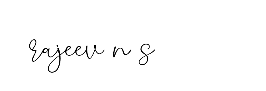 Signature of rajeev-n-s