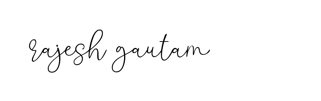 Signature of rajesh-gautam