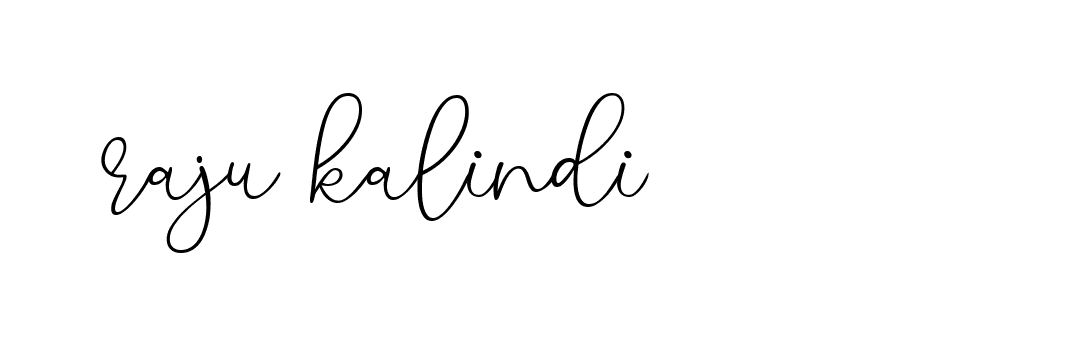 Signature of raju-kalindi-