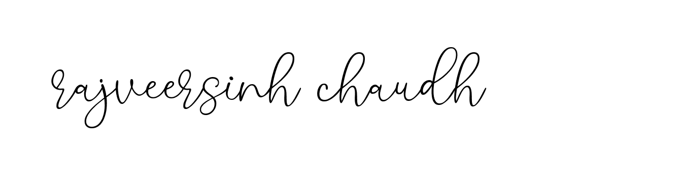 Signature of rajveersinh-chaudh