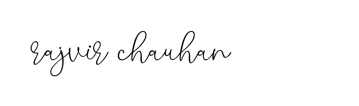 Signature of rajvir-chauhan-