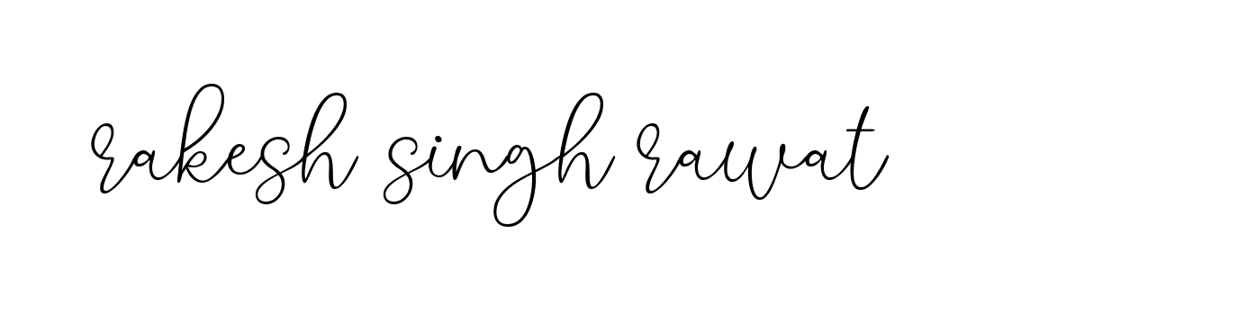 Signature of rakesh-singh-rawat