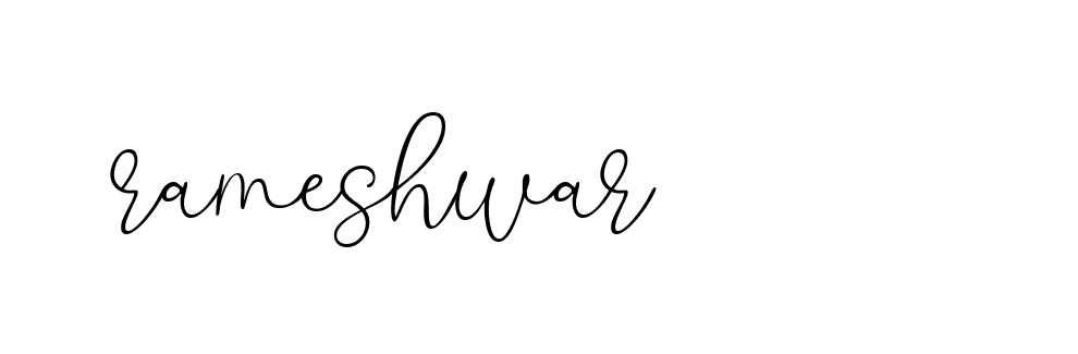 Signature of rameshwar