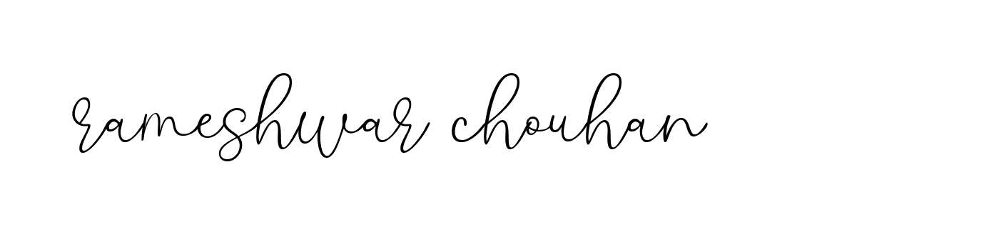 Signature of rameshwar-chouhan