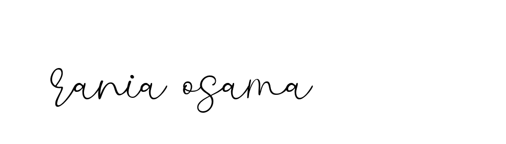 Signature of rania-osama