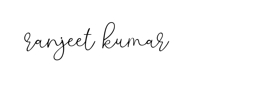 Signature of ranjeet-kumar