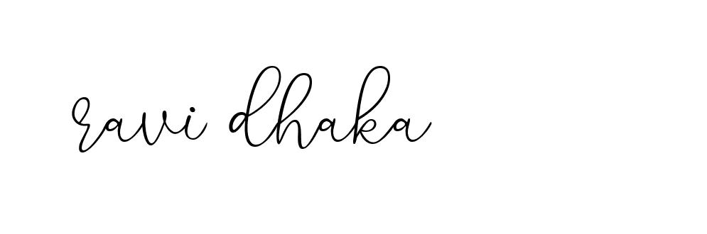 Signature of ravi-dhaka