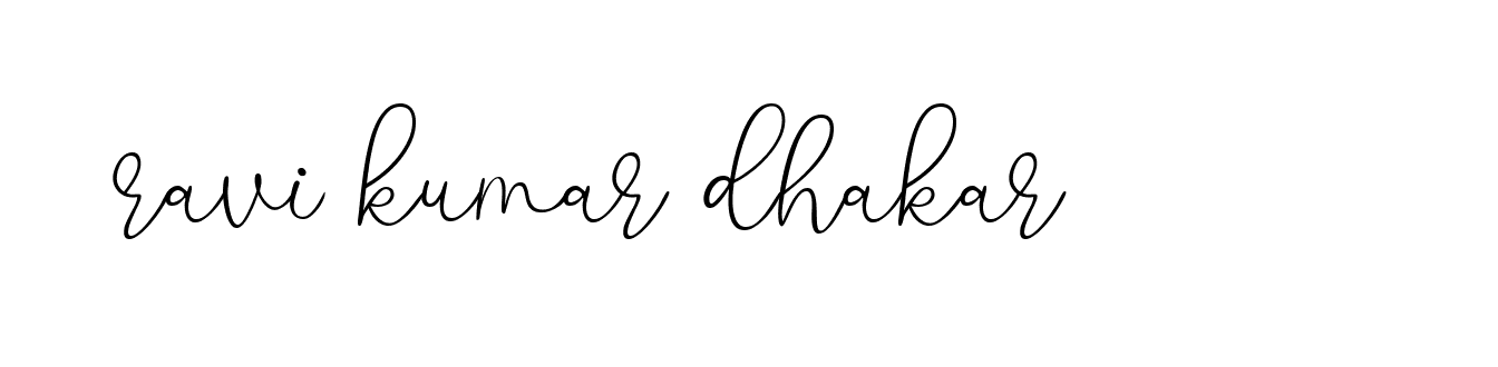 Signature of ravi-kumar-dhakar