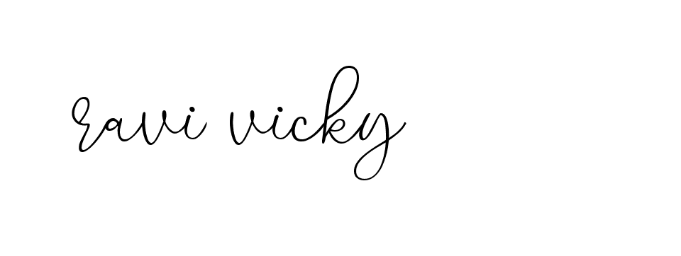 Signature of ravi-vicky