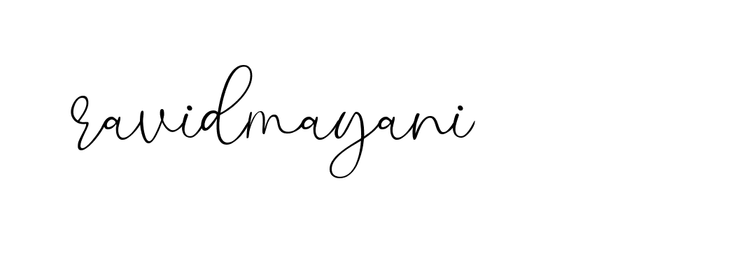 Signature of ravidmayani