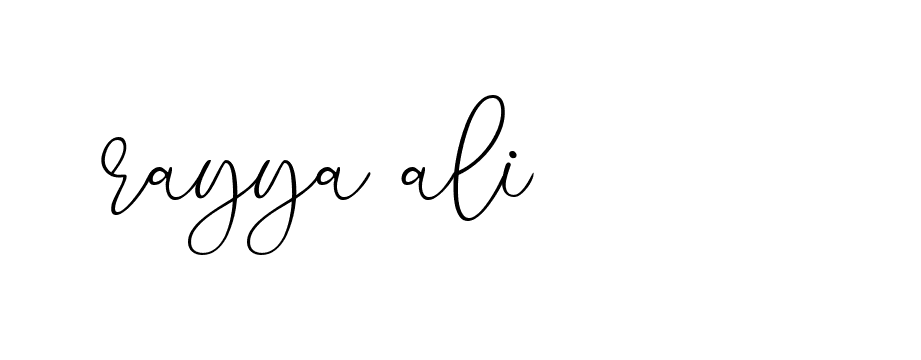 Signature of rayya-ali