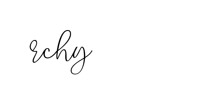 Signature of rchy