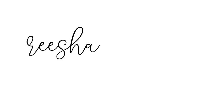 Signature of reesha-