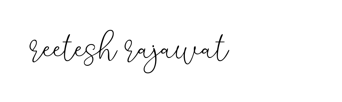 Signature of reetesh-rajawat