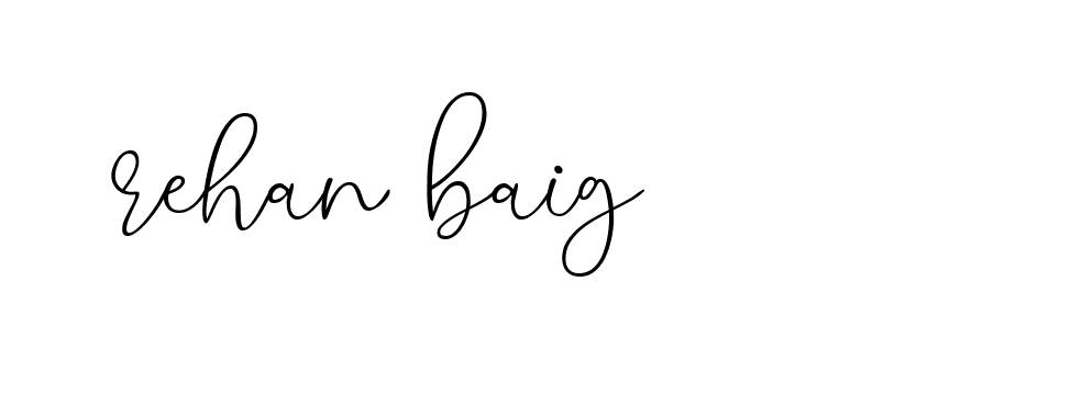 Signature of rehan-baig