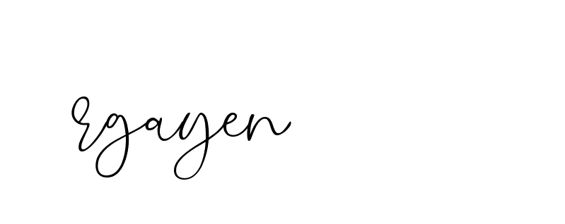 Signature of rgayen