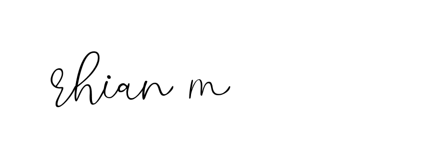 Signature of rhian-m