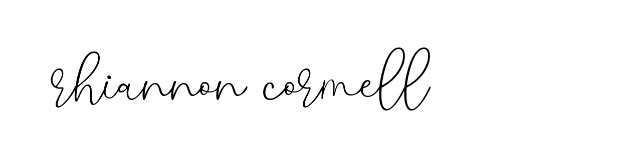 Signature of rhiannon-cormell