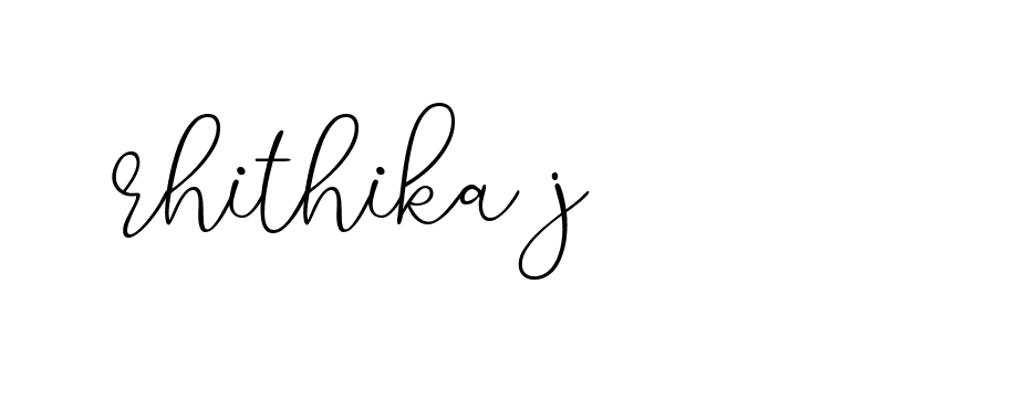 Signature of rhithika-j