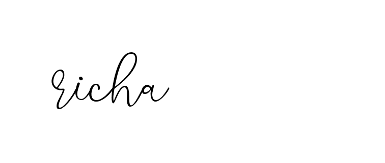 Signature of richa-