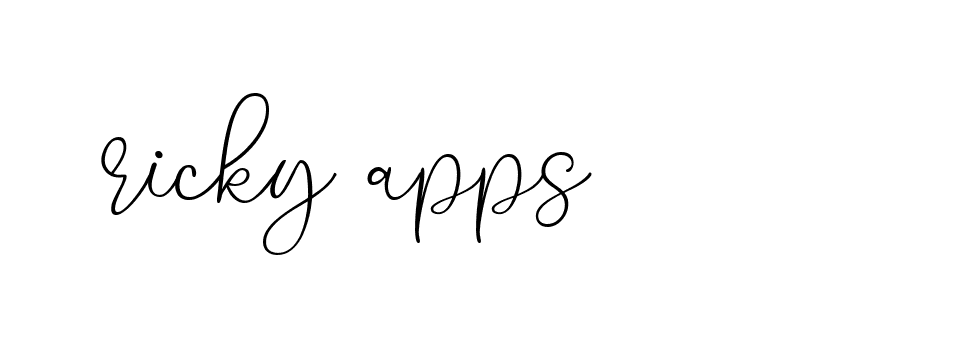 Signature of ricky-apps