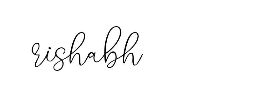 Signature of rishabh-