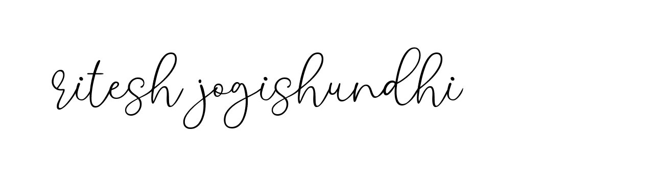 Signature of ritesh-jogishundhi