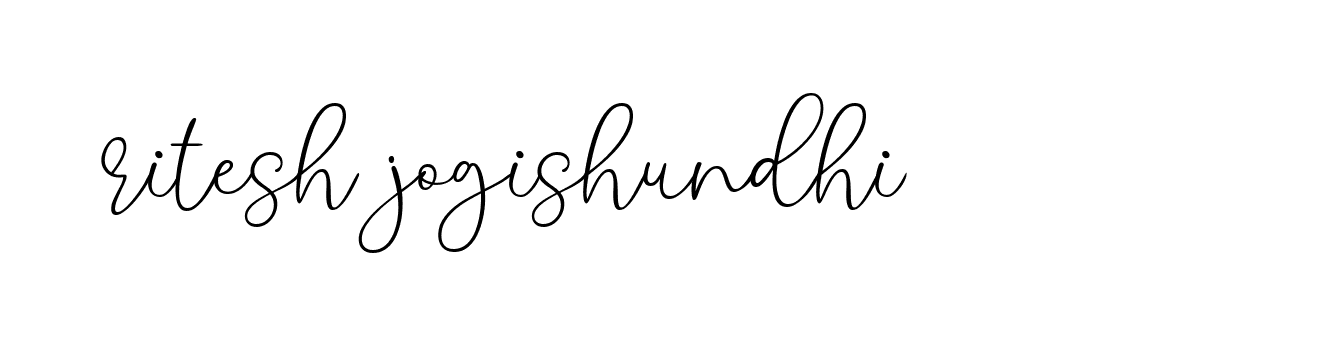 Signature of ritesh-jogishundhi-