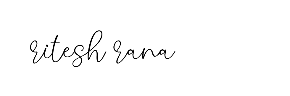 Signature of ritesh-rana