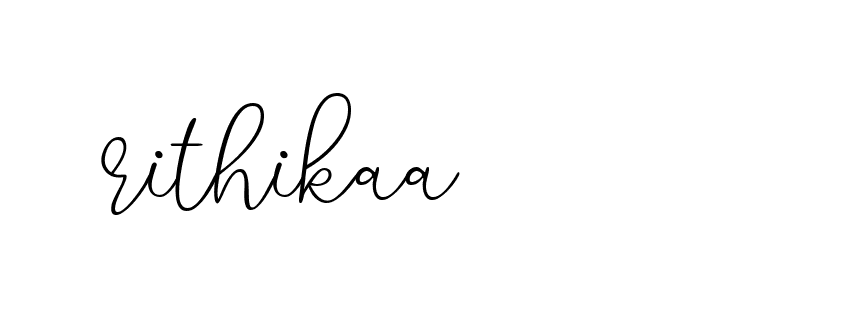 Signature of rithikaa