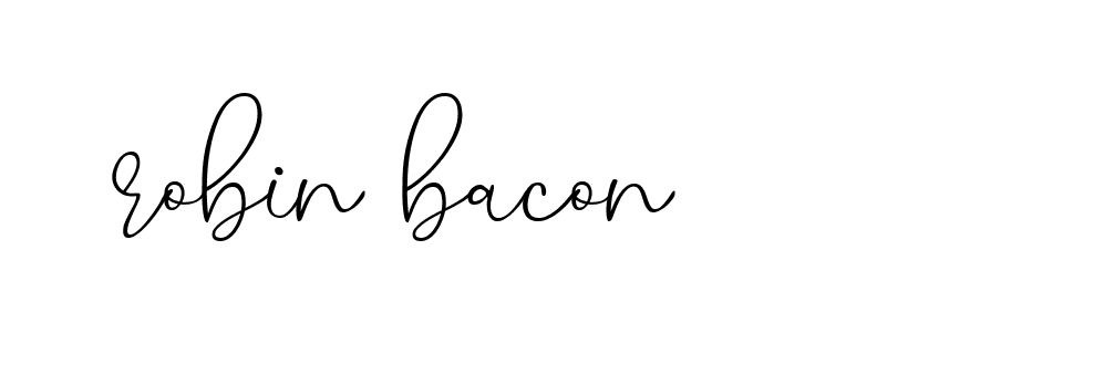 Signature of robin-bacon