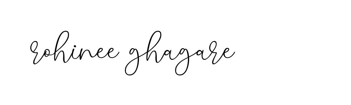 Signature of rohinee-ghagare