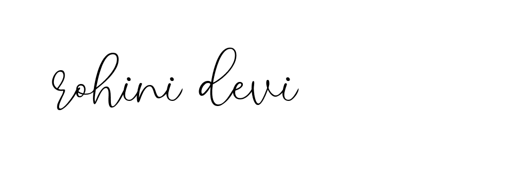 Signature of rohini-devi-