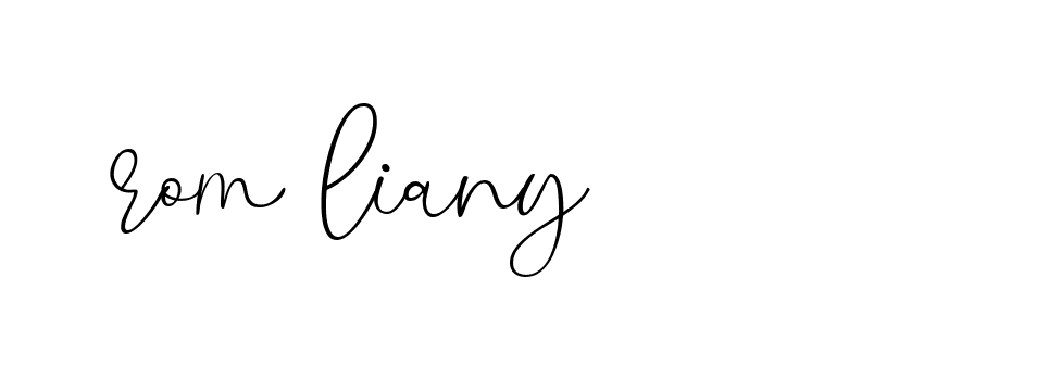 Signature of rom-liany-