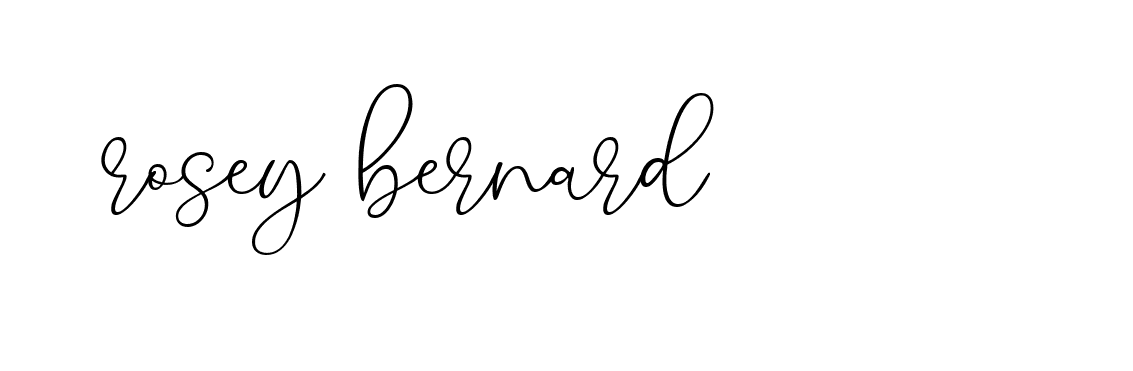 Signature of rosey-bernard-