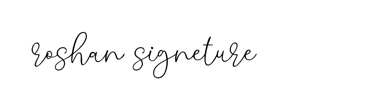 Signature of roshan-signeture