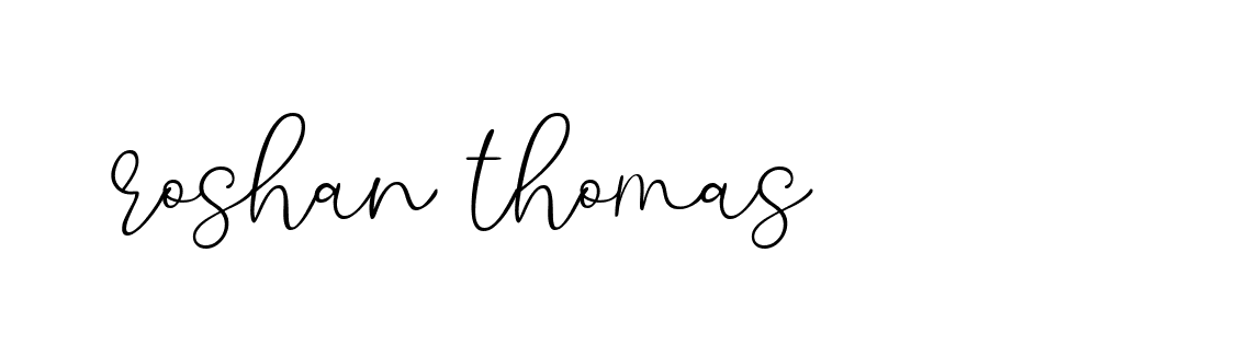 Signature of roshan-thomas