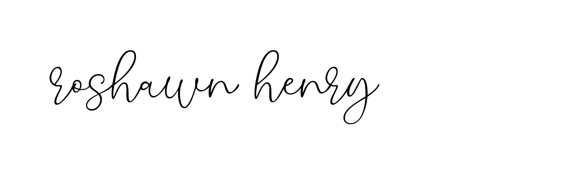 Signature of roshawn-henry